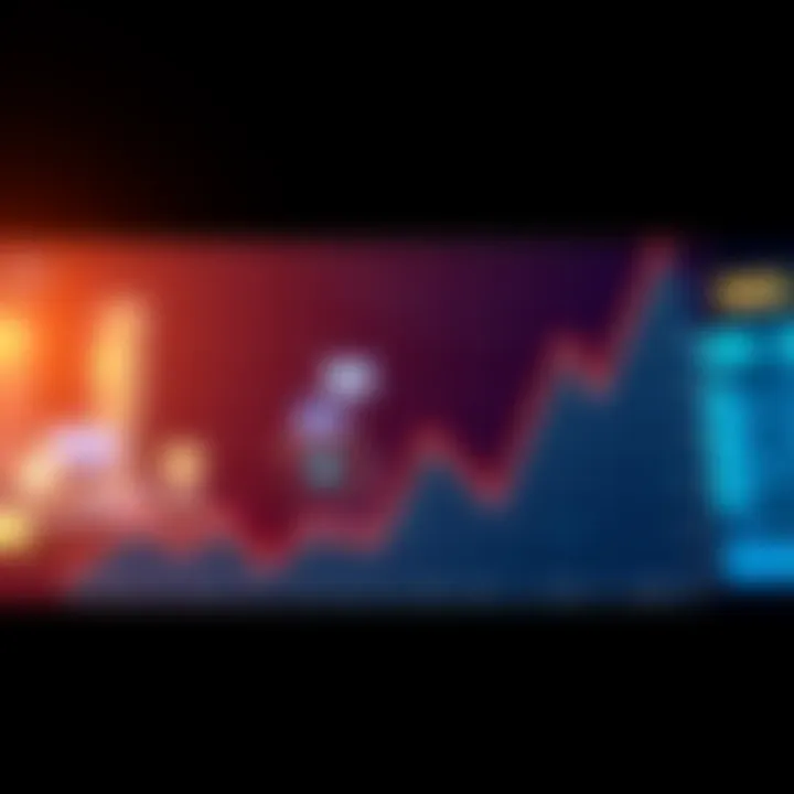 A line chart showing a rising trend in prices, heading towards 88K by January.
