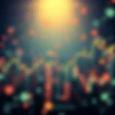 Price Stability Graph A graph showing a stable price line around 70k amidst fluctuating market indicators and global conflict symbols.