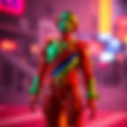 Pride Man Action Figure A colorful Pride Man action figure showcasing a rainbow-themed outfit, symbolizing diversity and pride within the LGBTQ+ community.