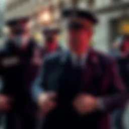 Prince Andrew being led away by police during his arrest related to the Epstein files case