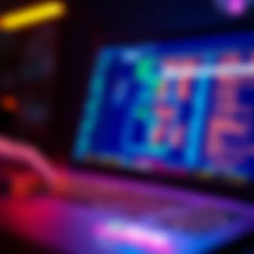 A visual representation of privacy concerns, featuring a lock symbol over a computer screen displaying financial data linked between Kraken and Koinly.