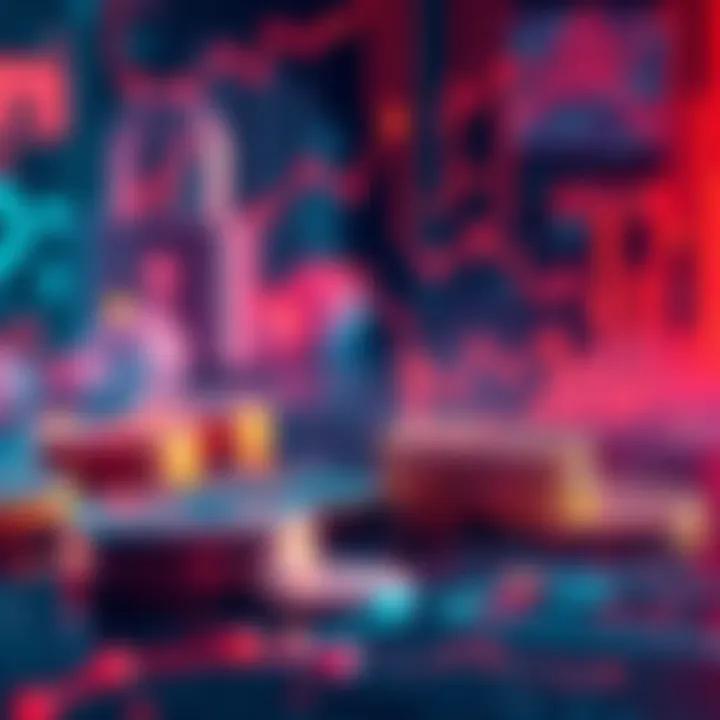 Illustration of secure Monero exchange with privacy focus, showing digital currencies and a lock symbol