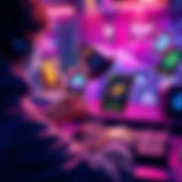 A player crafting pro cards in the Sorare game interface with colorful graphics