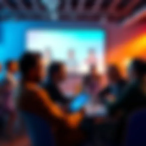 A group of people discussing profile feedback online in a forum setting.