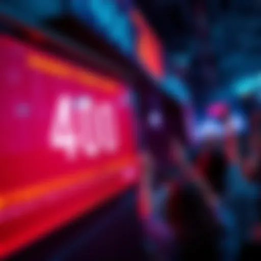 A close-up of a scoreboard showing points nearing 400, with a group of motivated people cheering in the background.