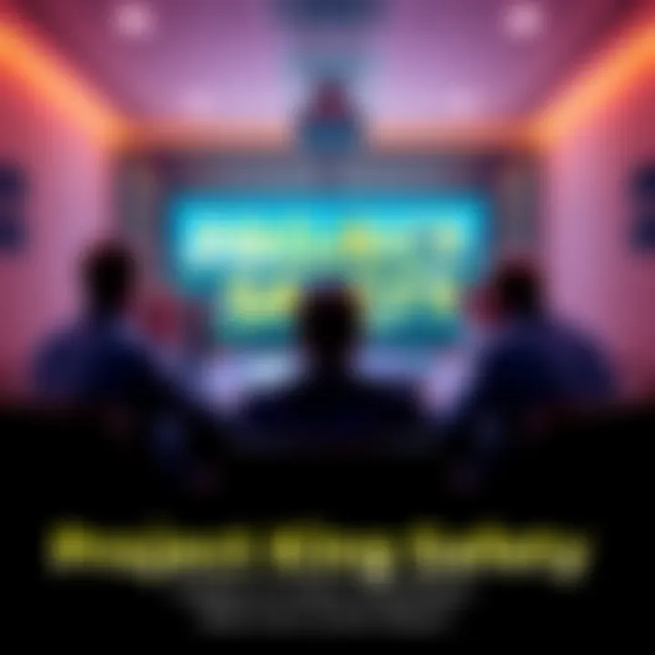 A group of professionals discussing Project King Safety updates in a conference room
