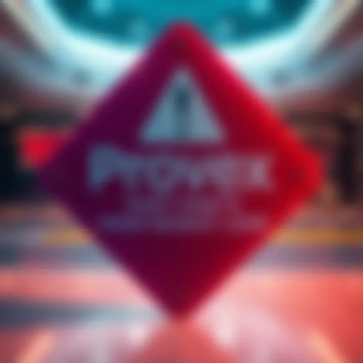 Alert on Provex Issue Warning sign indicating problems with buying and selling Provex assets