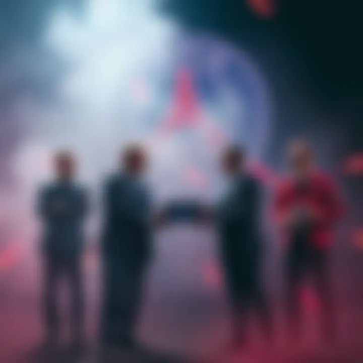 PSG and RTB Digital officials celebrating the launch of PSG World platform for fans