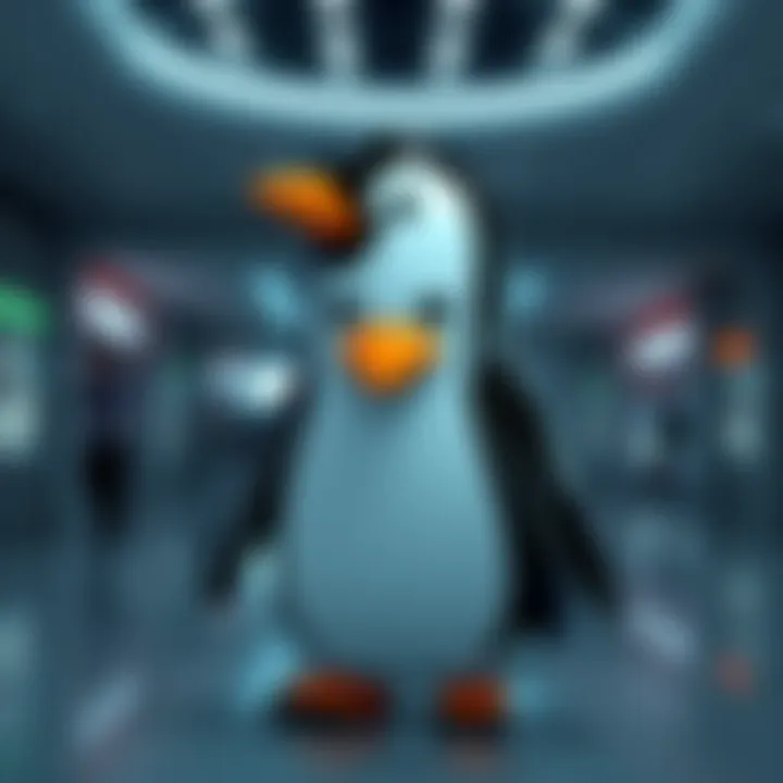 Pudgy Penguins logo displayed with a penguin design, representing the brand facing legal issues.