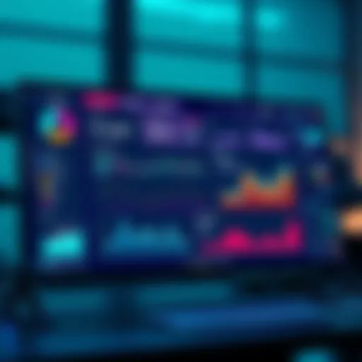 A digital dashboard showing various graphs and data points related to PulseChain assets