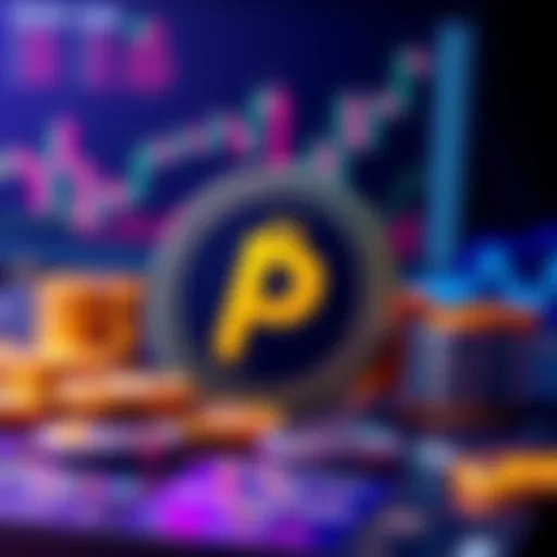 A visual guide showing how PumpFun Coin works and its features, with coins and charts in the background.