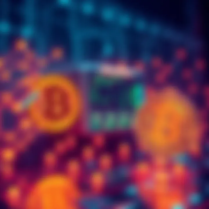 A visual representation of quantum computing influencing cryptocurrency, depicting a quantum computer with glowing circuits beside a Bitcoin symbol, illustrating potential blockchain vulnerabilities.