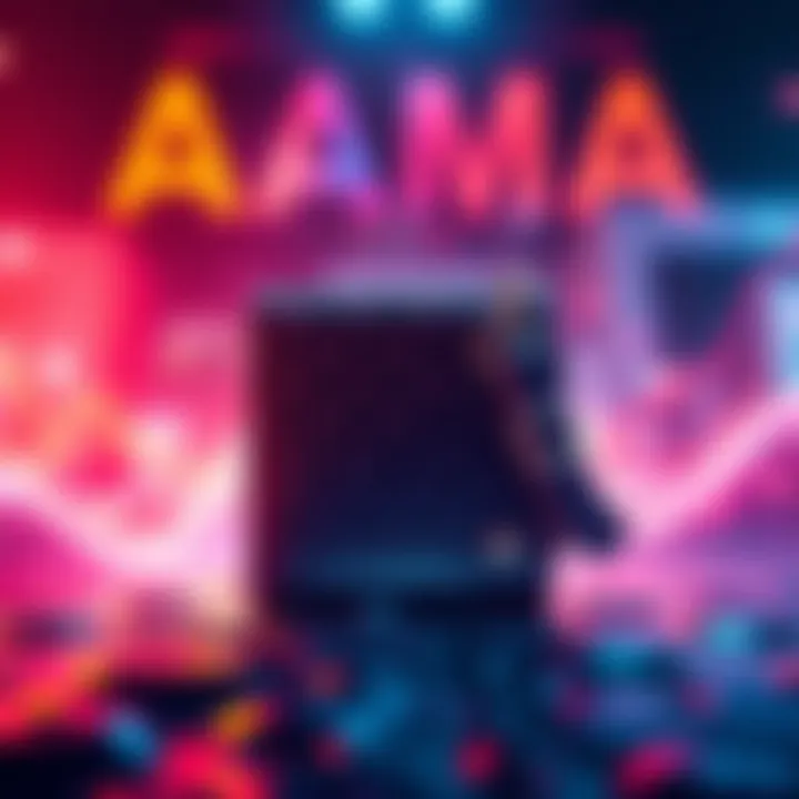 Promotional graphic for the Quantum Purse AMA featuring the wallet and developer Tea inviting questions.
