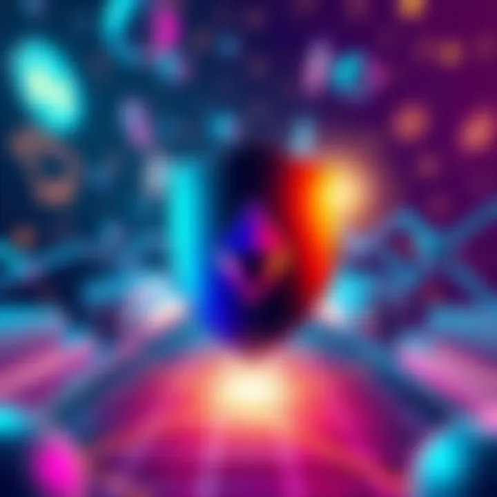 Quantum Resistance Features of FCMP++ Illustration showing the concept of quantum resistance in blockchain technology with a shield symbolizing security, and contrasting elements representing FCMP++ and Monero.
