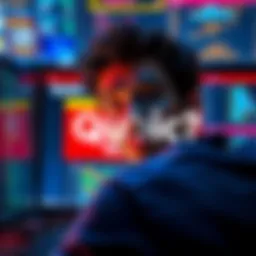 A person looking puzzled at a computer screen showing missing information about Qubic.