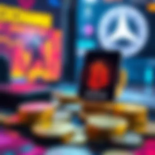 Quick Crypto Exchange Graphic showing quick cryptocurrency exchanges with low fees and no verification, featuring coins and digital wallets