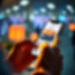 A person using the Rabby Wallet app on a smartphone with a clear and organized interface.