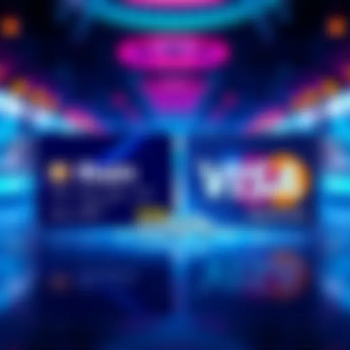 Rain and Ansa Partnership A digital representation showing Rain and Ansa logos with Visa and Mastercard logos, symbolizing the integration of stablecoin transactions
