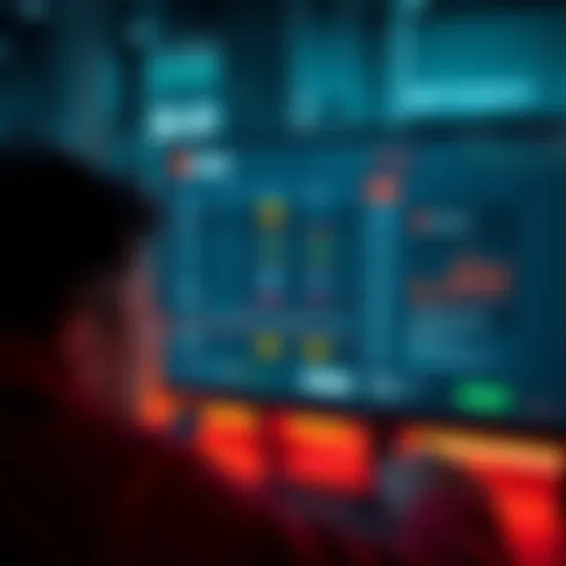 A person looking frustrated at a computer screen while checking their Raiz account deposit status, with a digital banking interface displayed.