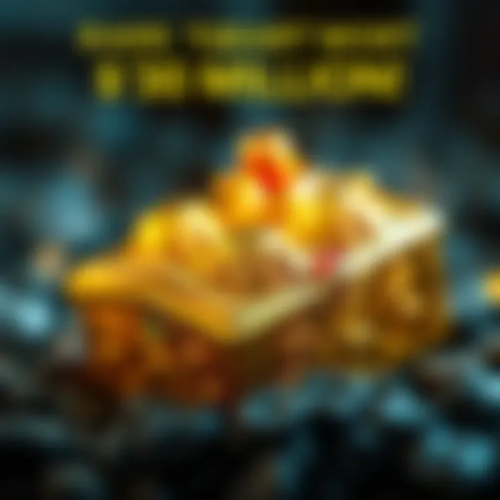 Rare Treasure Worth $30 Million A close-up of a unique treasure artifact shining with gold and jewels, symbolizing rarity and value.