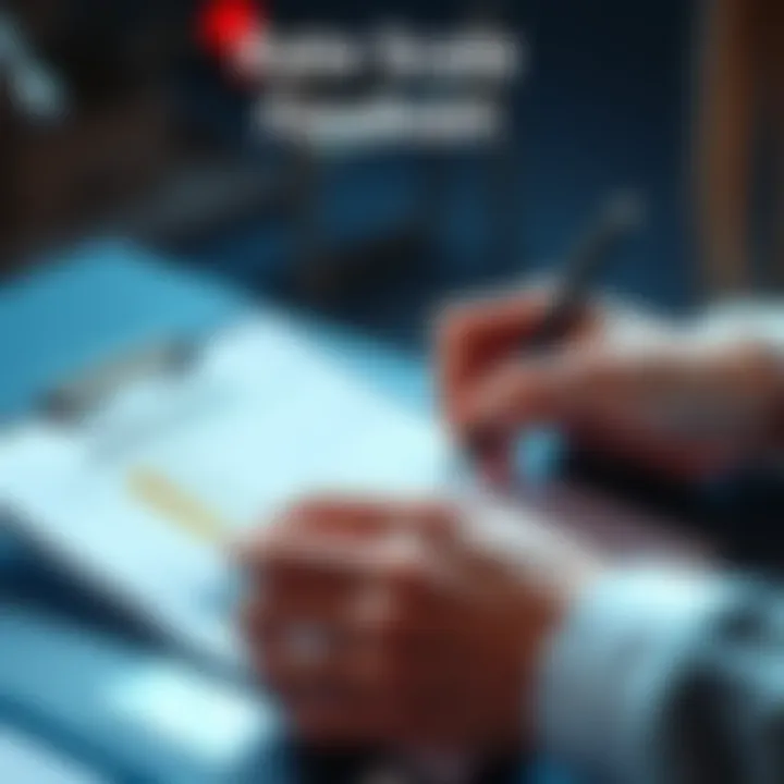 A person fills out a survey form with a rating scale, pen in hand, showing engagement and participation.