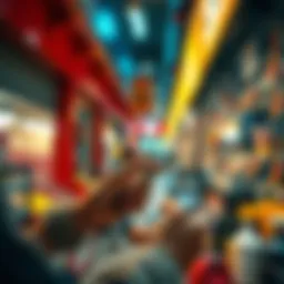 A person using a smartphone to make a payment with XRP at a local store, showcasing practical use of cryptocurrency in everyday transactions.