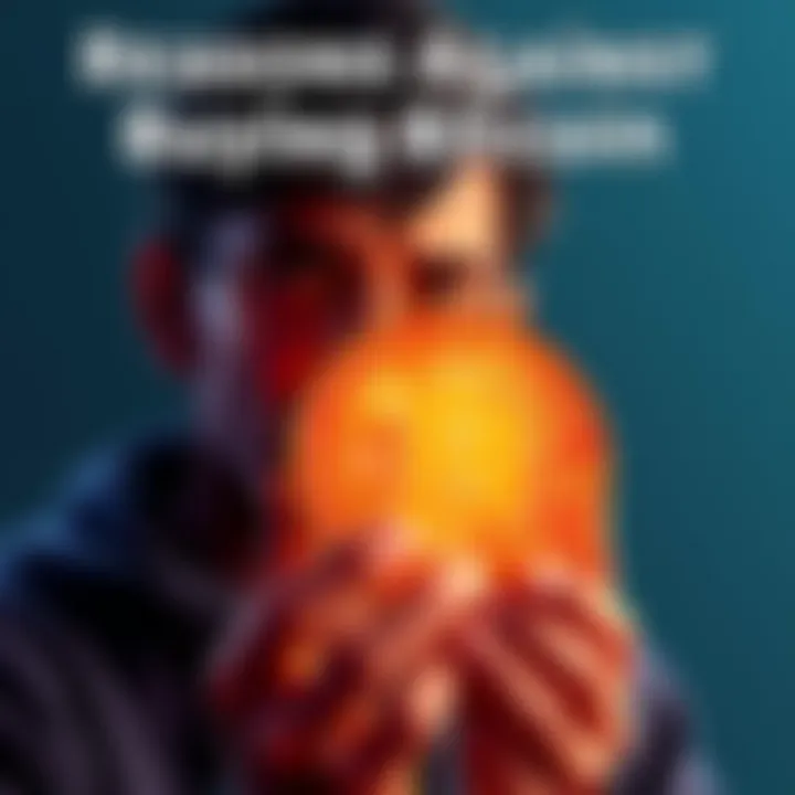 A person looking worried while holding a Bitcoin symbol, representing concerns about its value and scams