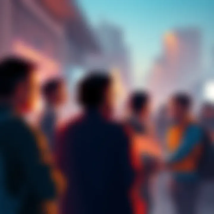 People analyzing recent developments in various sectors and discussing their significance.