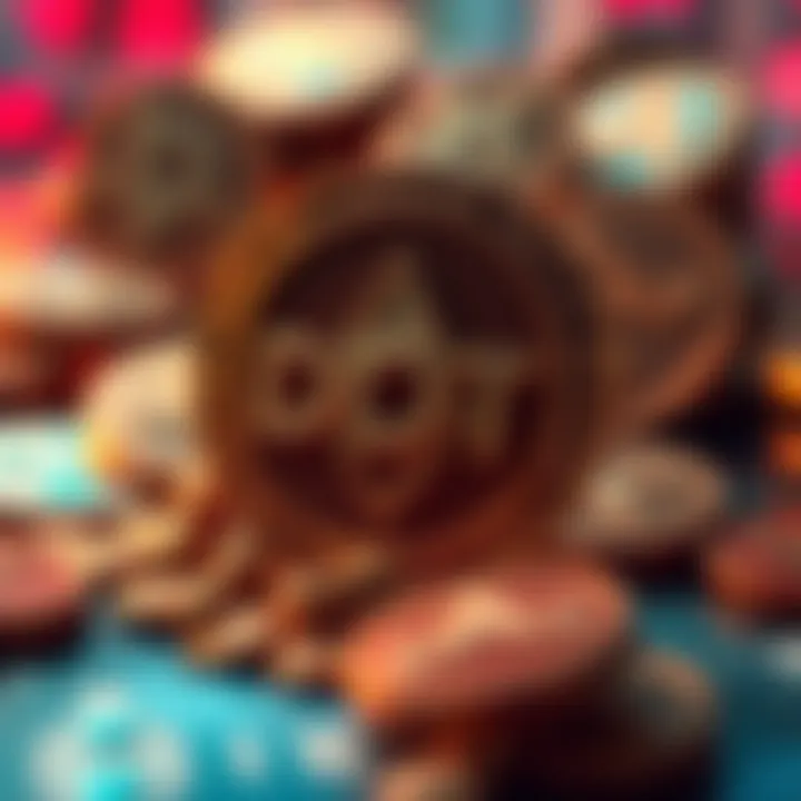 A visual representation of retrieving staked DOT assets with Acala tokens in the background