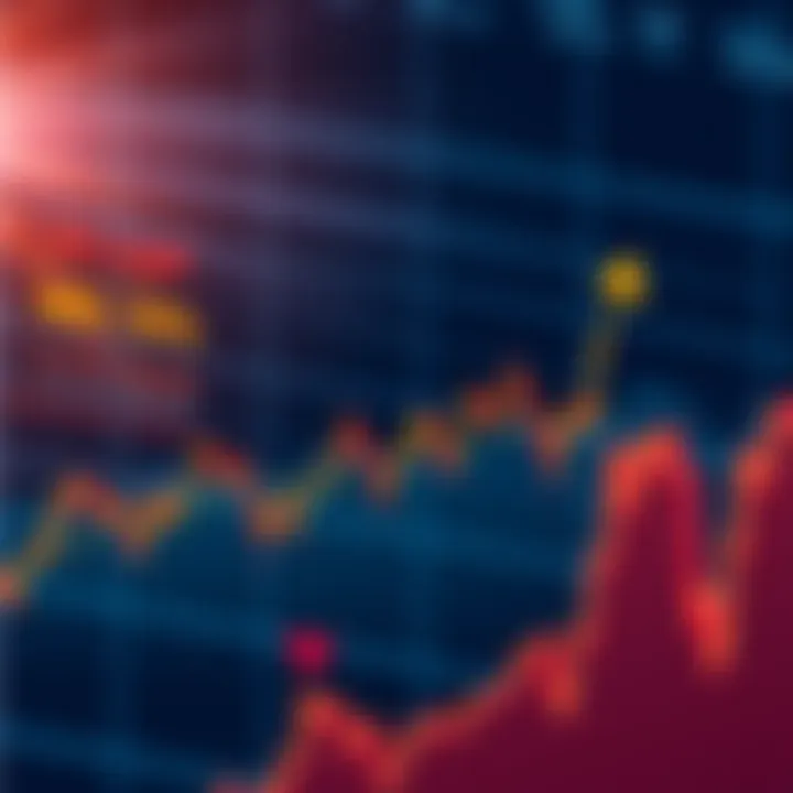 A graph showing a spike in trading volume for tokenized stocks on the Solana blockchain, illustrating increased market activity