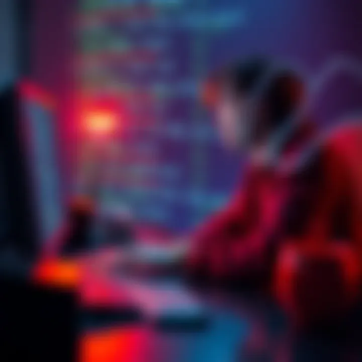 A person sitting at a computer, looking frustrated while trying to recover a lost ledger passphrase for a Solana address.