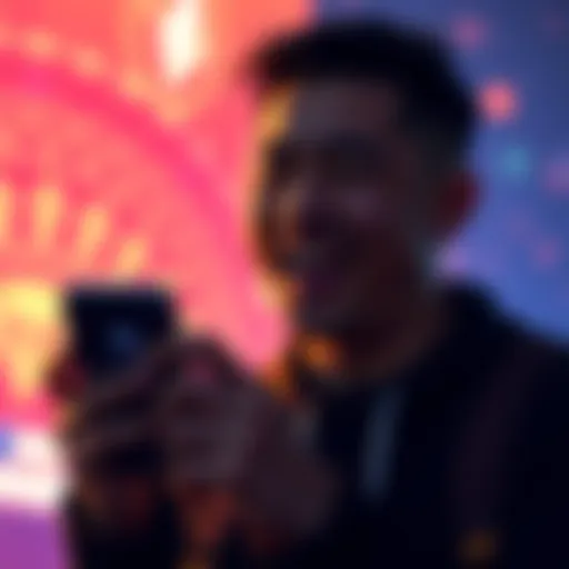 A person celebrating successfully recovering cryptocurrency from a Loopring Smart Wallet after the app's closure, showing a mobile device with the Loopring interface.