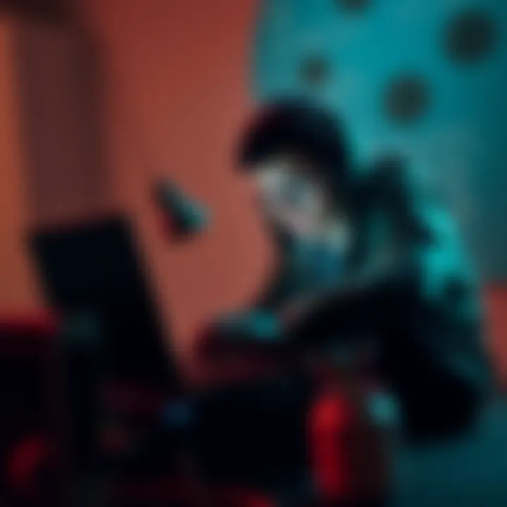 A person booting up an old laptop while looking hopeful to recover a lost Bitcoin wallet