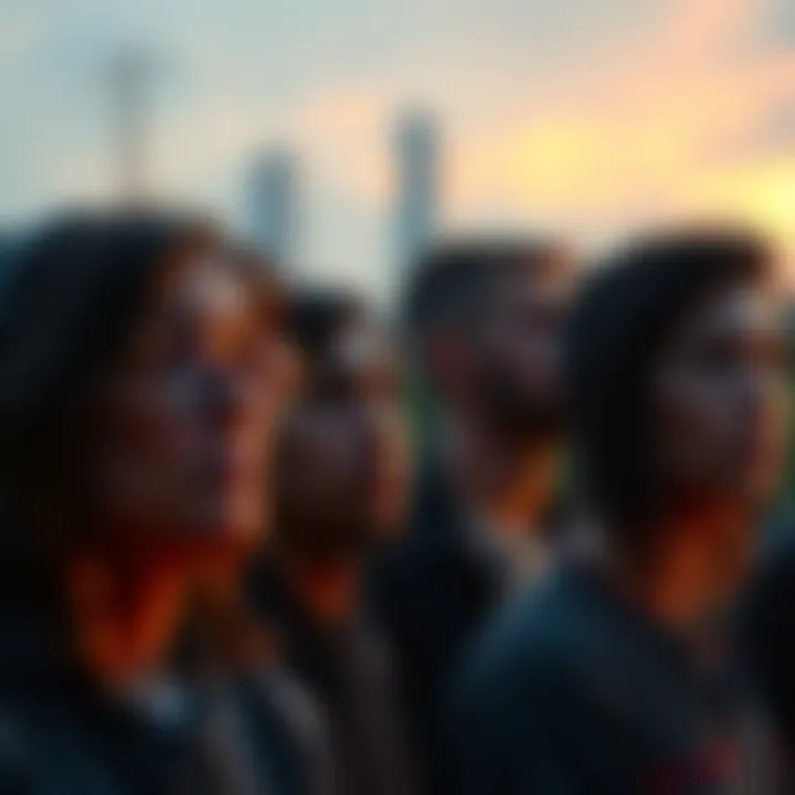 A group of people looking somber while reflecting on their financial decisions, symbolizing those who sold assets under 100k.