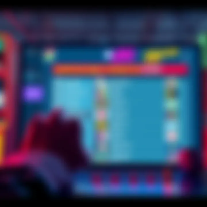 Player selecting games to remove from arcade download list on a screen