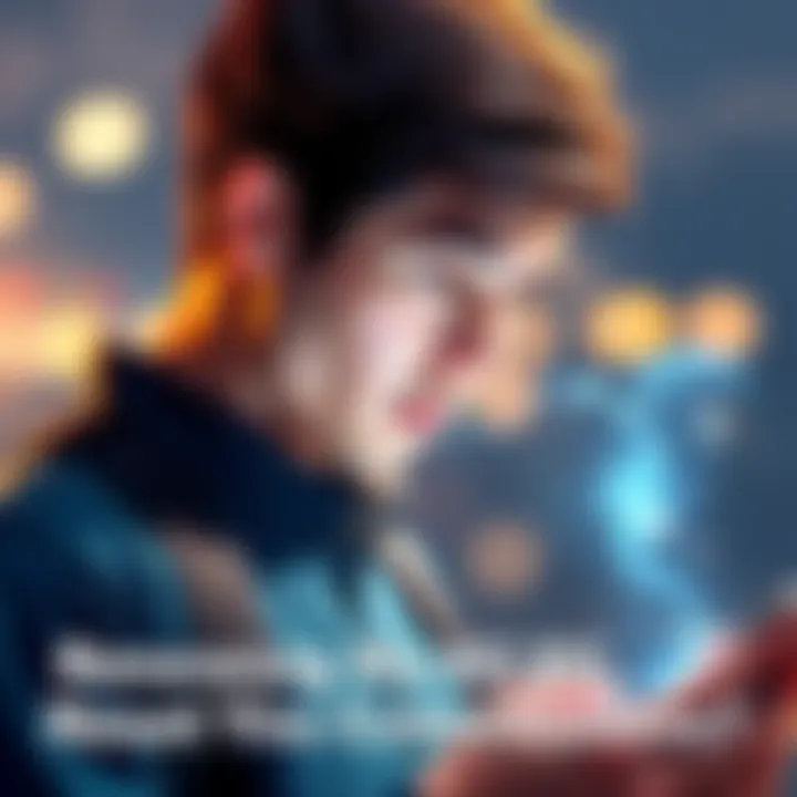 A person contemplating renewing their EC while looking at a digital device, symbolizing the decision-making process regarding streaks and renewals.