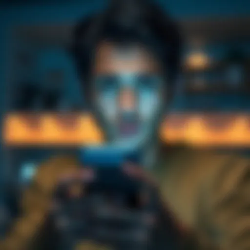 A person looking concerned while holding a smartphone, seeking help for a small Pi transfer to access funds.