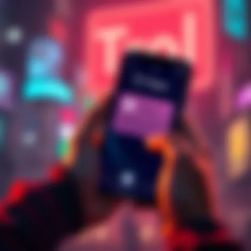 A person holding a phone with a message asking for $2 in Tron to access USDT, showing urgency and desperation