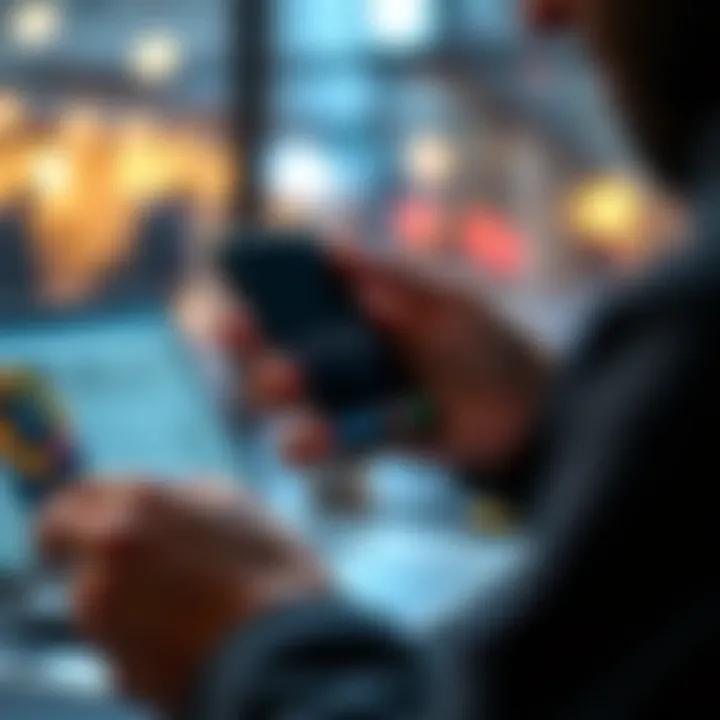 Person resetting a smartphone to resolve app relocation problems