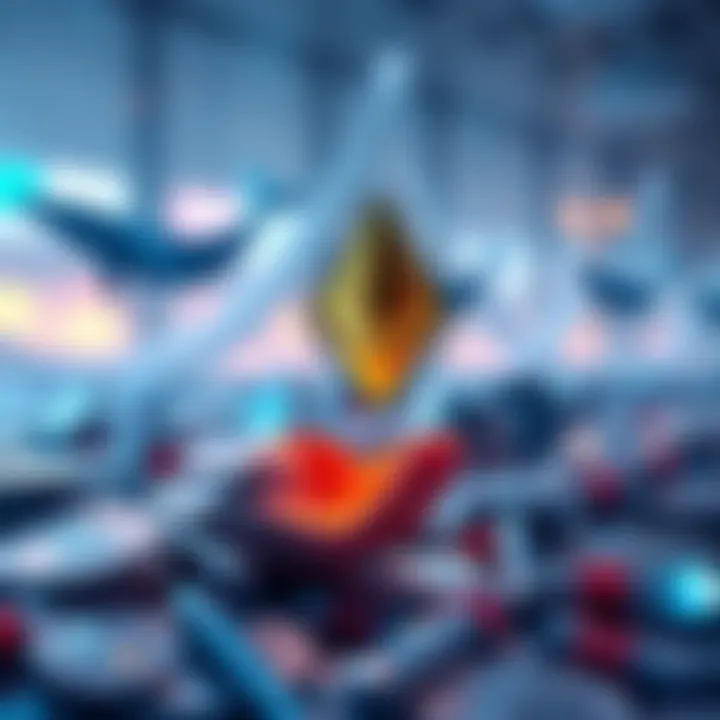 A visual of retail Ethereum sellers handing over their assets to larger investors, depicting the shift in cryptocurrency ownership ahead of a bull run