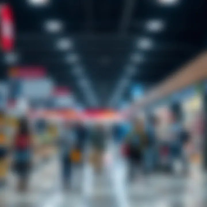 A busy retail store with shoppers exploring aisles and looking at products, showcasing a resurgence in the retail sector.