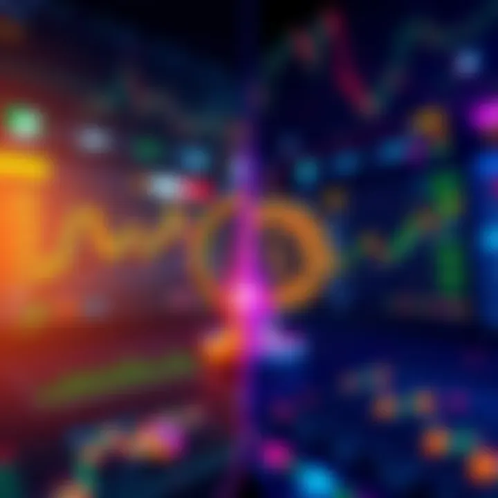 Retail vs. Institutional Crypto Tools A split image showing advanced trading tools on one side and basic crypto tools on the other, highlighting the gap between institutional and retail traders in the crypto market.