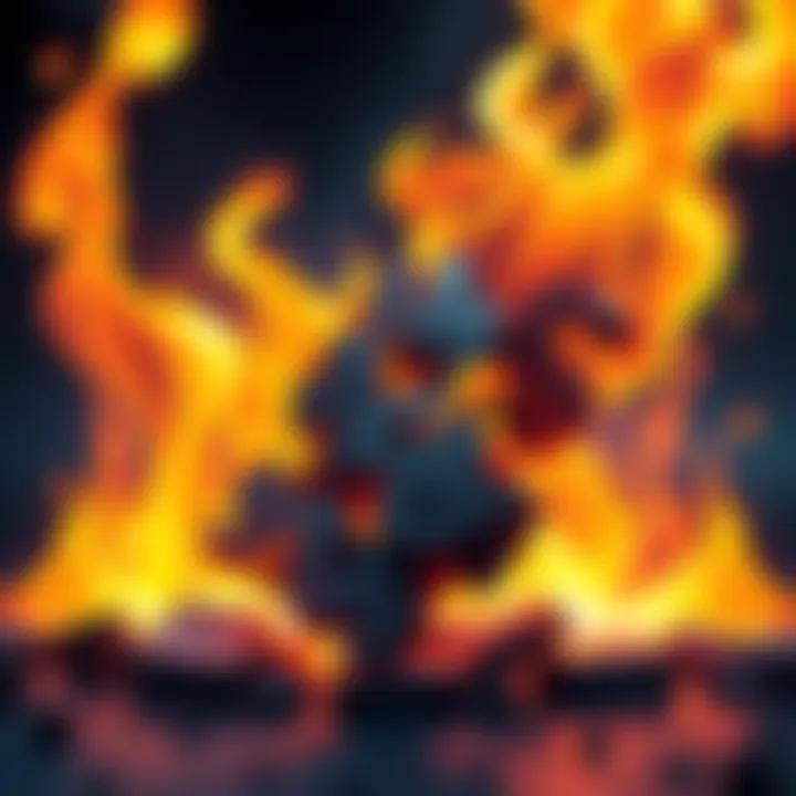 Revenue Burn Decision Illustration showing flames engulfing currency symbols to symbolize the burning of DOT revenue from JAMKB sales.