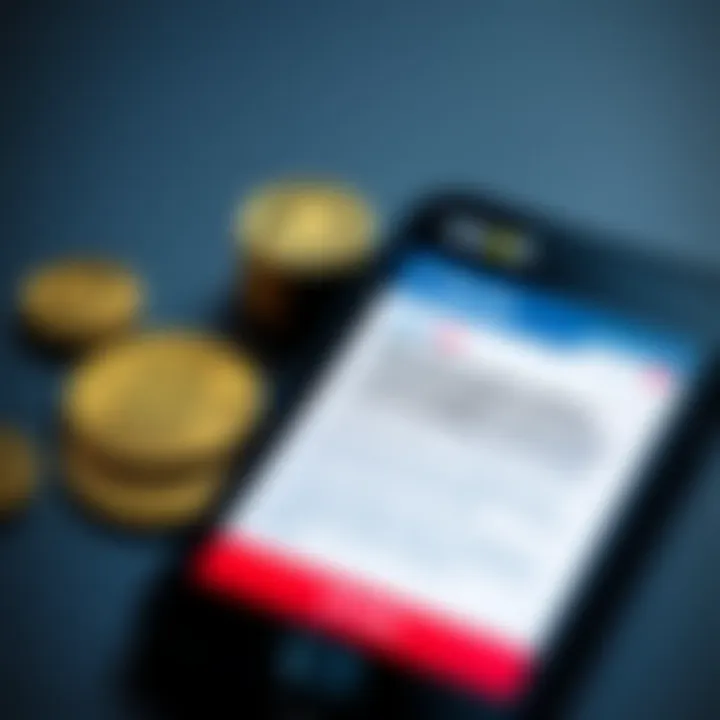Revolut Commodities Service Closure A close-up of a smartphone displaying the Revolut app with a notice about the closure of commodities services, alongside gold and silver icons representing precious metals.