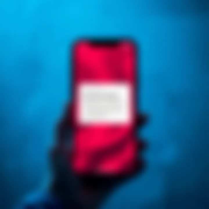 A smartphone screen displaying a shocking notification about Revolut account closure, highlighting worries of users regarding their funds.