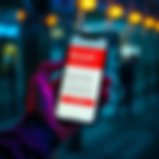 A user holding a smartphone displaying a confirmation email about their Revolut bank account activation with FSCS protection
