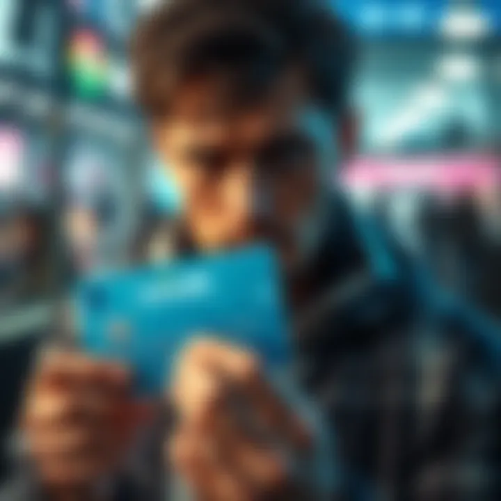 A concerned non-US citizen holding a UK Revolut card with a worried expression, illustrating issues with SSN requirements for accounts.