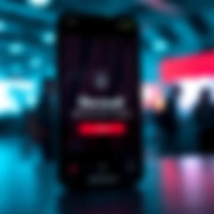 A smartphone screen showing the Revolut app crashing during face-scan login process