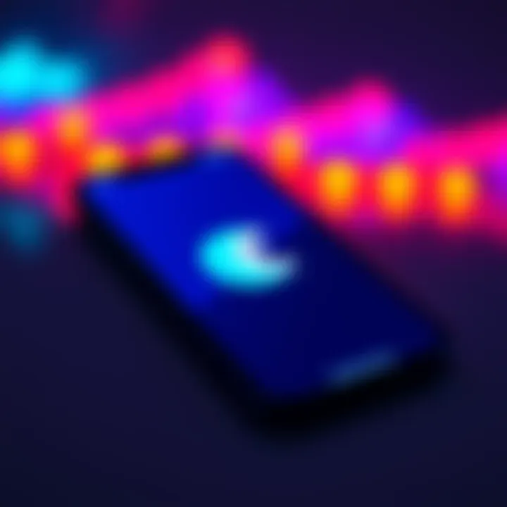 A smartphone displaying the Revolut app showing a currency symbol, representing financial transactions.