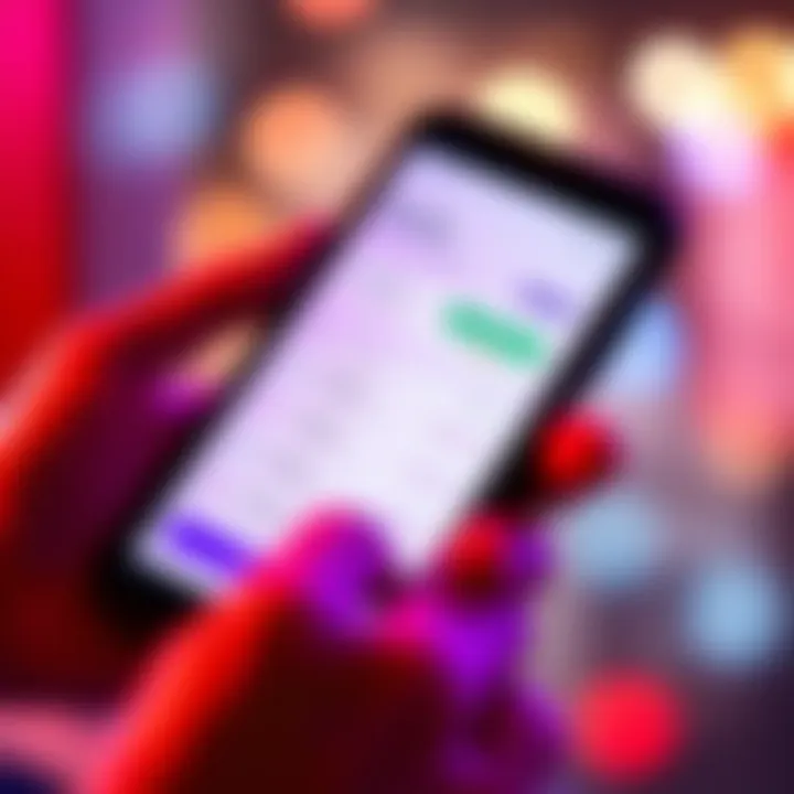 A close-up of a smartphone showing the Revolut app interface with currency exchange rates, highlighting its user-friendly design and functionality.